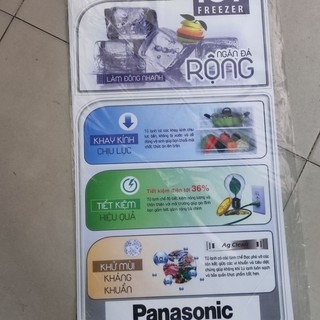 tem dán tủ lạnh panasonic