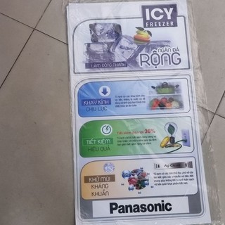 tem dán tủ lạnh panasonic