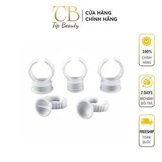 NHẪN NHỰA TO ( siêu rẻ ) (bịch 100 cái) (dụng cụ phun xăm)  / tipsbeauty