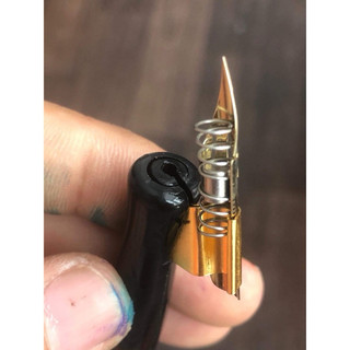 Quản bút chấm mực 2 trong 1 kèm lò xo giữ mực ( không kèm ngòi) luyện calligraphy