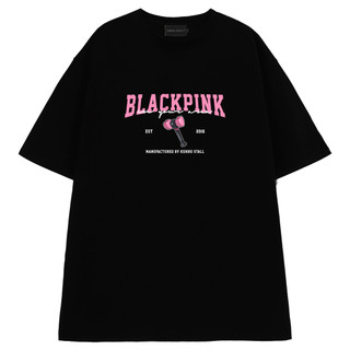 BLACKPINK TEE - Áo thun unisex oversize 2 màu đen/trắng