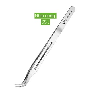 Nhíp panh cong Maant SS-J cán dài