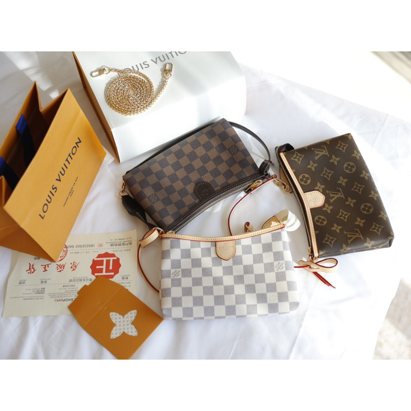 Túi LV Wallet super size 21cm 3 màu fullbox nam châm 2 lớp