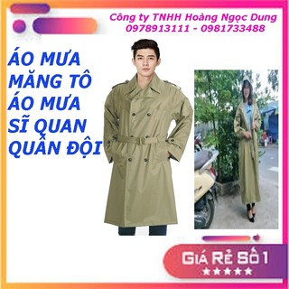 Áo mưa măng tô. áo mưa măng tô vải dù cao cấp. bộ áo mưa măng tô quân - nhu