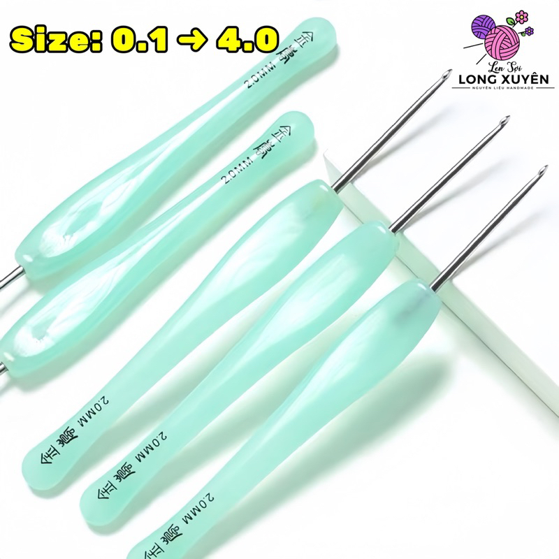 Kim móc Jinlan xanh đậm cán nhựa