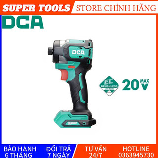 Dca thân máy siết vít không chổi than dùng pin 20v adpl208z
