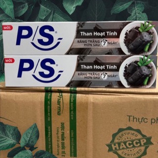 Combo 2 kem đánh răng p/s than hoạt tính 180g chính hãng