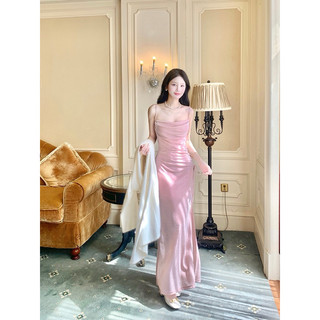 Váy dạ tiệc nhũ Hồng Bling Bling