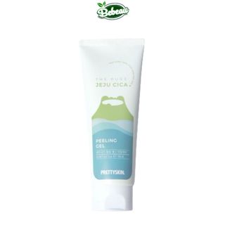 Tẩy Da Chết PRETTY SKIN The Purre Jeju Cica Peeling Gel chiết xuất rau má sáng da đều màu 150ml - Bebeaumall