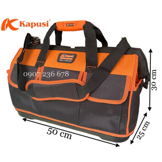 Túi đựng đồ nghề Kapusi đế nhựa Cao Cấp, Thùng đựng đồ nghề