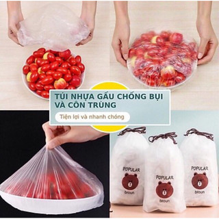 Túi gấu bọc thực phẩm , túi 100 chiếc.