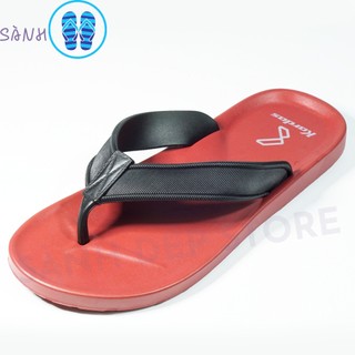 Dép kẹp nam Thái Lan đế làm từ nhựa và quai làm từ cao su, mang thoáng mát
