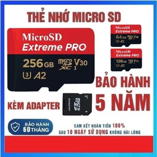 Thẻ nhớ MicroSDXC PRO A2 - 64GB 128GB 256GB V30 U3 Class 10 UHS-I 170MB/s