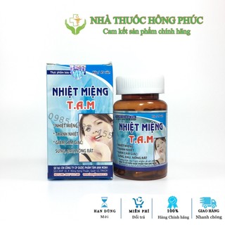Nhiệt miệng T.A.M - Hỗ trợ nhiệt miệng, thanh nhiệt, giảm cảm giác sưng, đau, nóng rát