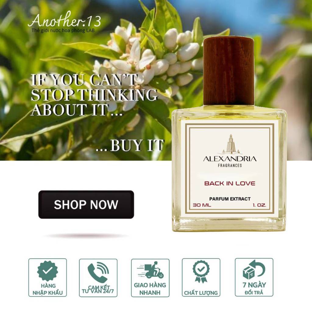 ⁂︎ 10ml┊ Nước hoa Alexandria Fragrances Back In Love - Creed Love in Black / EDP