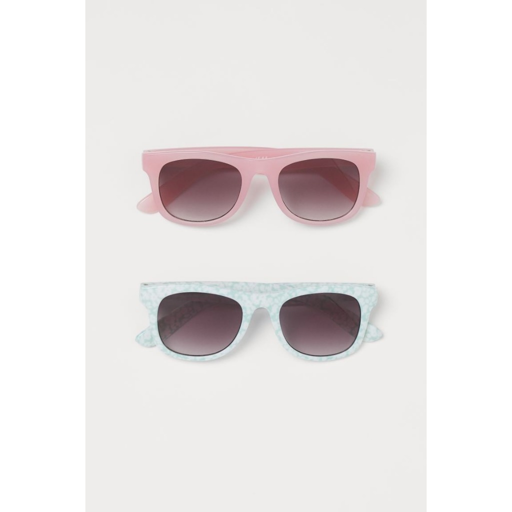 Set 2 kính xanh tím hồng hoa HM H&M_hàng chính hãng authentic