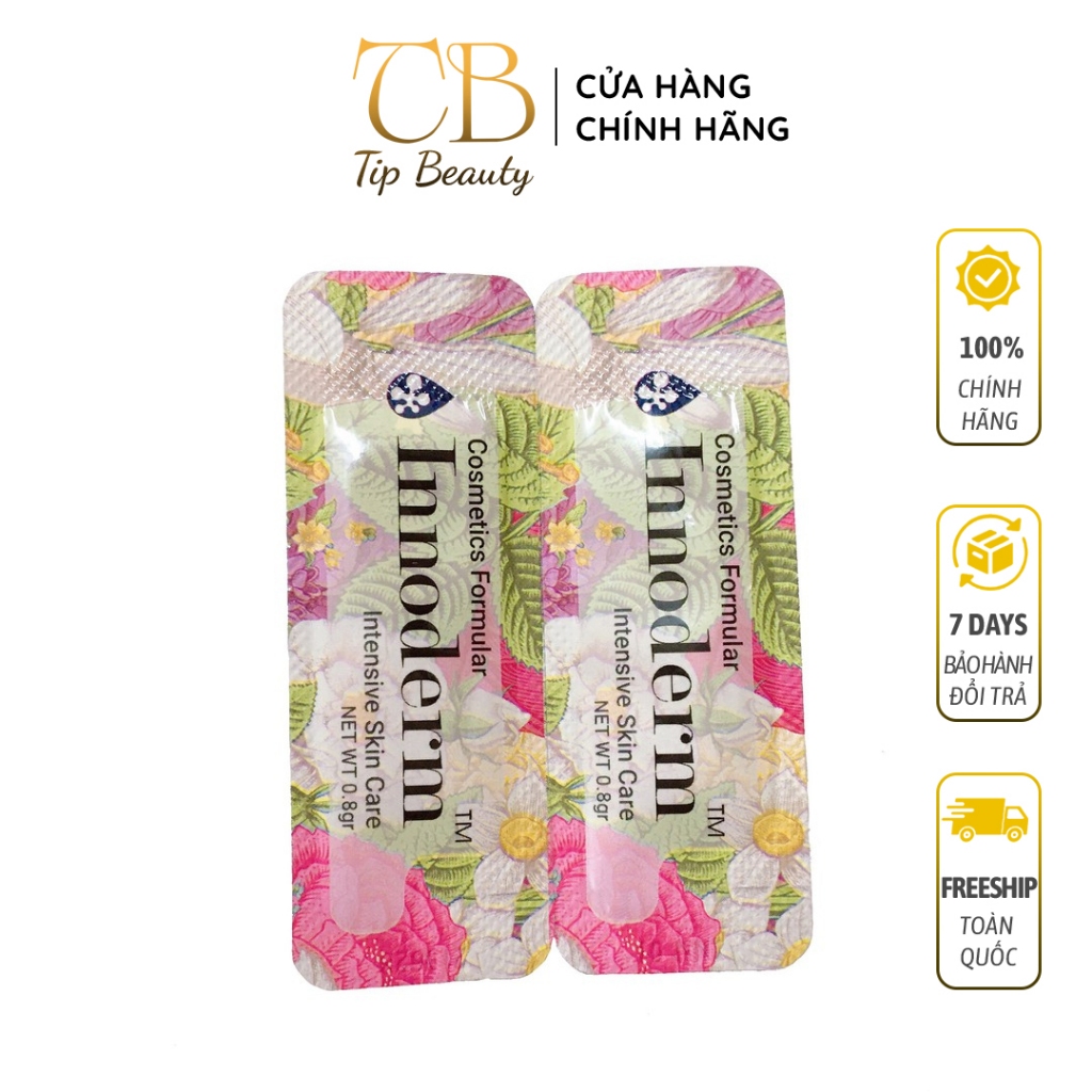 DƯỠNG DA - Mày - Môi - INNODERM ( 20 goi )  / tipsbeauty