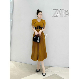 SIZE >65KG ĐẦM TÀ XẾP LY PHỐI REN EO