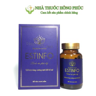 Viên uống nội tiết estinfo - hỗ trợ tăng cường nội tiết tố nữ