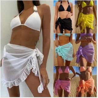 Khăn quấn bikini che khuyết điểm đa năng dáng lai bèo ảnh thật