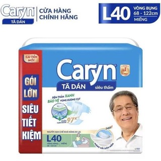 Bỉm/Tã dán người lớn Caryn size M và L(40 miếng )