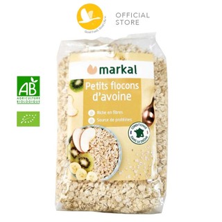 Yến mạch cán mỏng hữu cơ Markal - Gói 500g