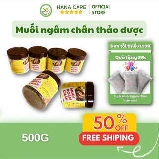 Muối ngâm chân thảo dược hana care 500g-muối thảo dược ngâm chân