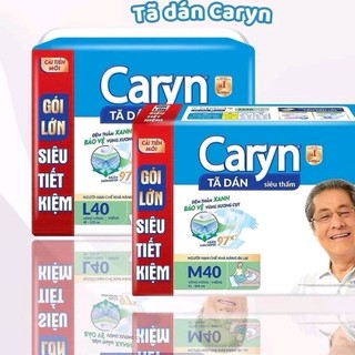 Bỉm/Tã dán người lớn Caryn size M và L(40 miếng )