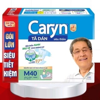 Bỉm/Tã dán người lớn Caryn size M và L(40 miếng )