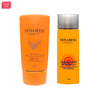 (Mẫu Mới) Kem Chống Nắng Trà Xanh, Nha Đam Tenamyd Green Tea SPF 70ml - Canada