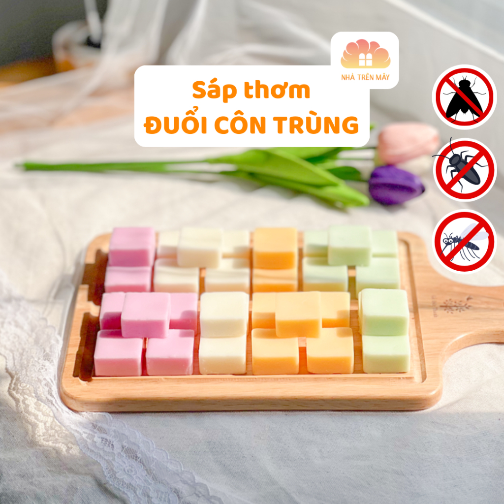 Sáp Thơm Đuổi Muỗi, Gián, Thằn Lằn, Khử Mùi - Treo Toilet, Ô Tô, Tủ Bếp, Tủ Giầy, Tủ Quần Áo