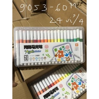 Bộ dạ 60 MÀU acrylic marker vẽ lên mọi chất liệu