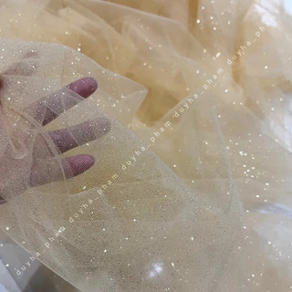 🌟VẢI LƯỚI KIM TUYẾN NHŨ XINH XẮN🌟