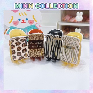 Kẹp 3 răng honey 2 lớp nhựa dày đẹp hoạt hình nhiều màu dễ thương