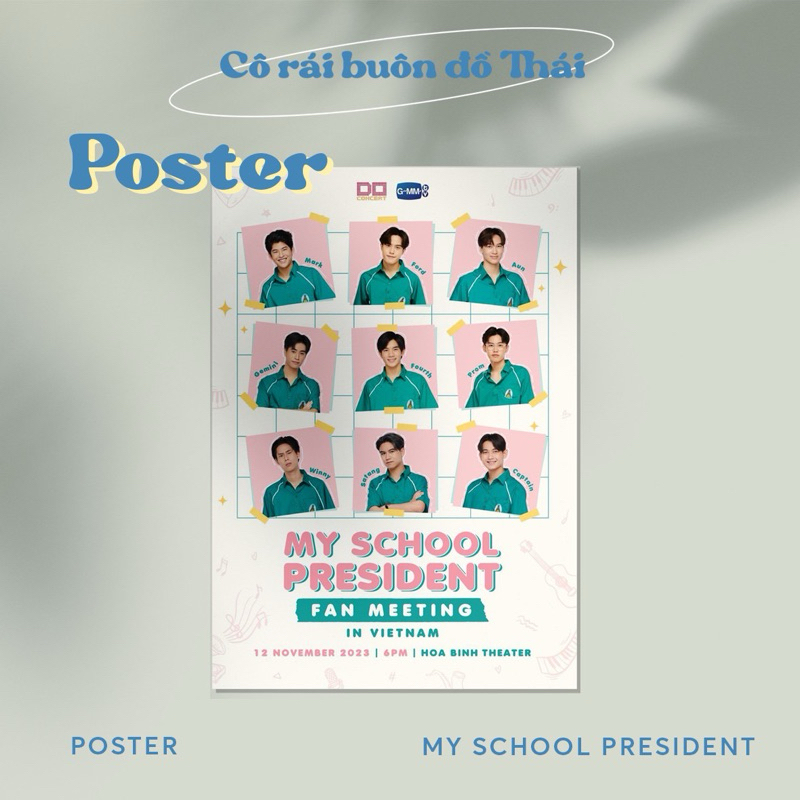 [Cô rái buôn đồ Thái] Poster và Vé cứng My School President