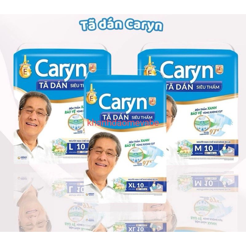 Bỉm/Tã dán người già Caryn( đủ size )