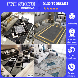 Thảm trải sàn bali 5d hiện đại decor phòng khách,thảm bali lót sàn trang trí dày dặn kích thước 2mx3m , 1m6x2m3 mới 2024