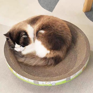 [HÀNG SẴN - HỎA TỐC 2H]  Bàn cào móng tròn Lna cho mèo tặng kèm Catnip cao cấp