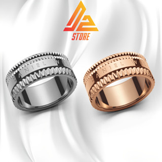 Nhẫn DW v5 Elevation - Nhẫn cặp đôi thời trang Titanium 316L thép không gỉ [Bảo Hành 5 năm]