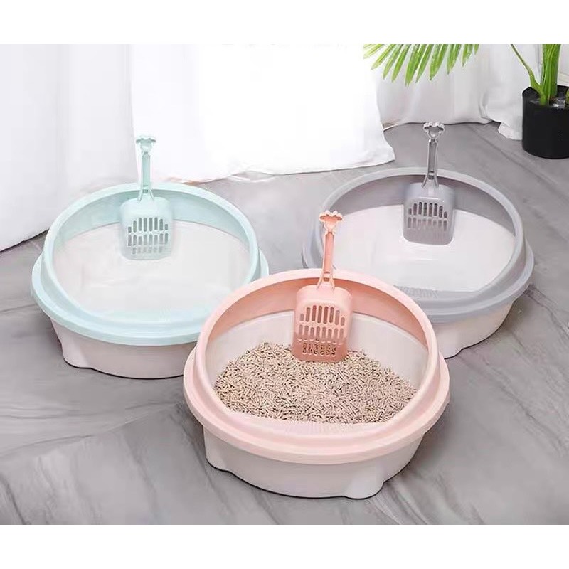 [HÀNG SẴN - HỎA TỐC 2H] Khay vệ sinh Lna cao cấp cho mèo tặng kèm xẻng