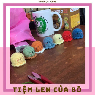 [𝙊𝙧𝙙𝙚𝙧]Móc Khoá Bạch Tuột Mini Bằng Len - Handmade 🧶