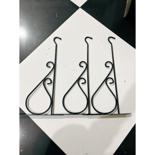 Móc treo lồng chim gắn tường Combo 3 chiếc móc treo lồng chim gắn tường sắt và phun sơn tĩnh điện 40cm