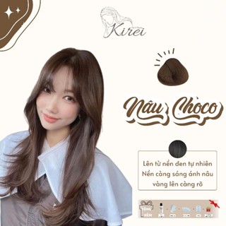 Thuốc nhuộm tóc màu NÂU CHOCOLATE không cần tẩy tóc Kirei Hair, KireiHair, KIREIHAIR
