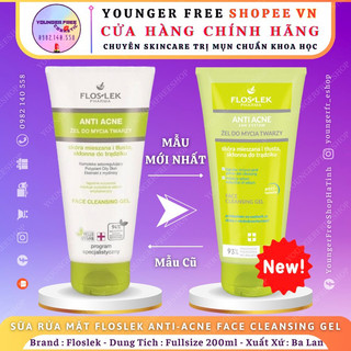 Sữa rửa mặt giảm mụn floslek 200ml