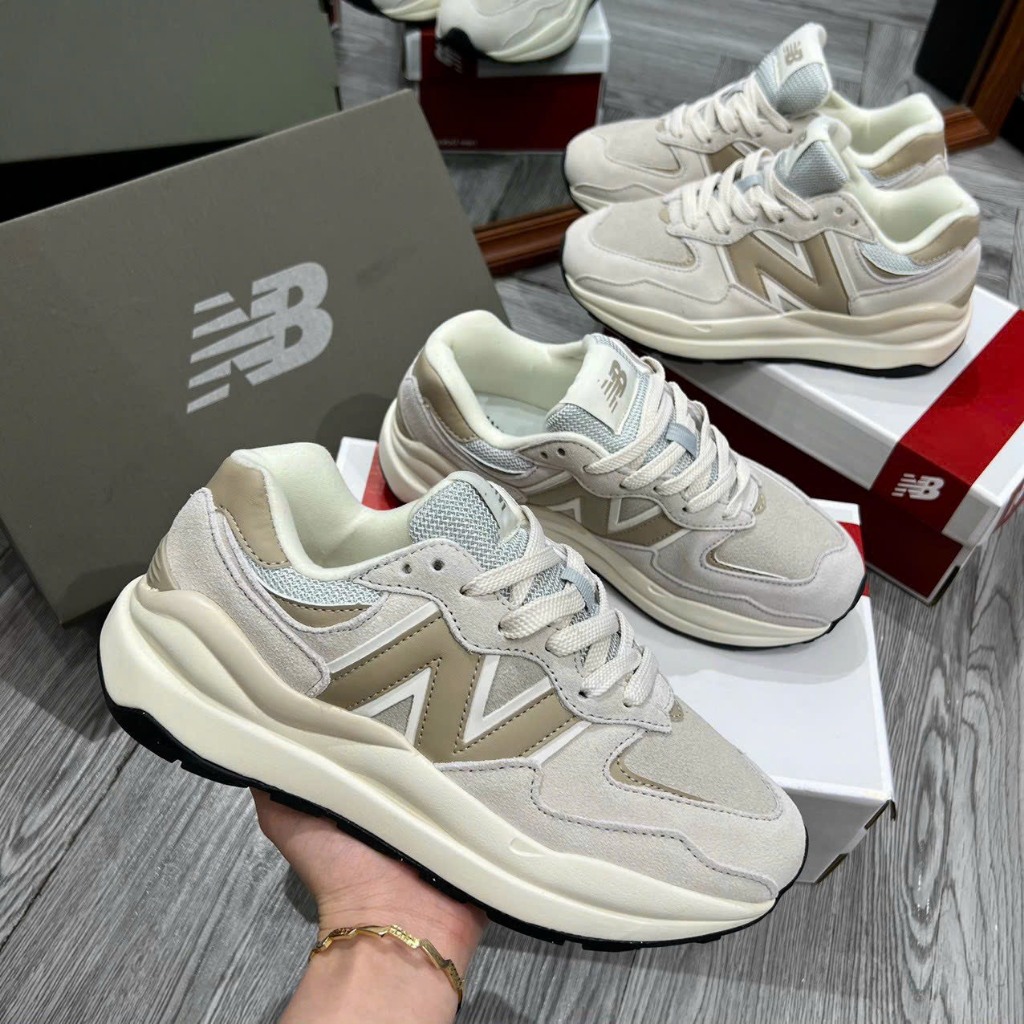Giày Sneaker New Balance 5740 Classic Kem Nb 5740 Trắng Xám Nam Nữ