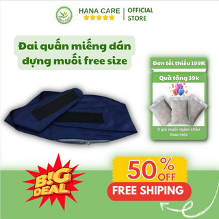 Đai quấn muối thảo dược chườm bụng thảo dược sau sinh .