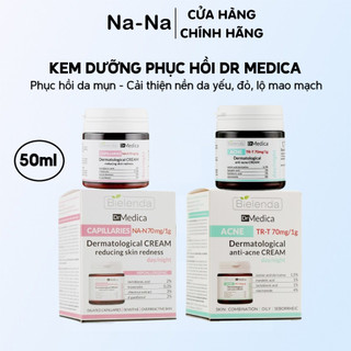 Kem dưỡng cho da dầu mụn Bielenda Dr. Medica Anti-acne Dermatological 50ml giúp giảm mụn, mờ thâm hàng Nga chính hãng