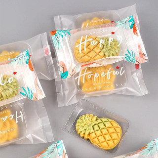 Set 100 khay đựng bánh dứa 5073