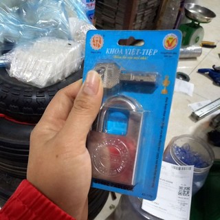 Ổ khóa Việt Tiệp chống cắt đủ các cầu 8, 10, 12 kèm 4 chìa khóa, khóa inox việt tiệp chính hãng