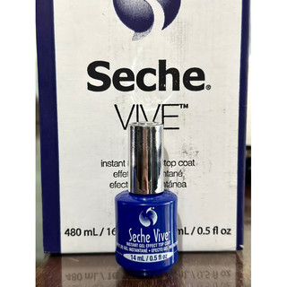 Sơn bóng cao cấp nhanh khô Seche Vive dạng gel của Mỹ - 14ml
